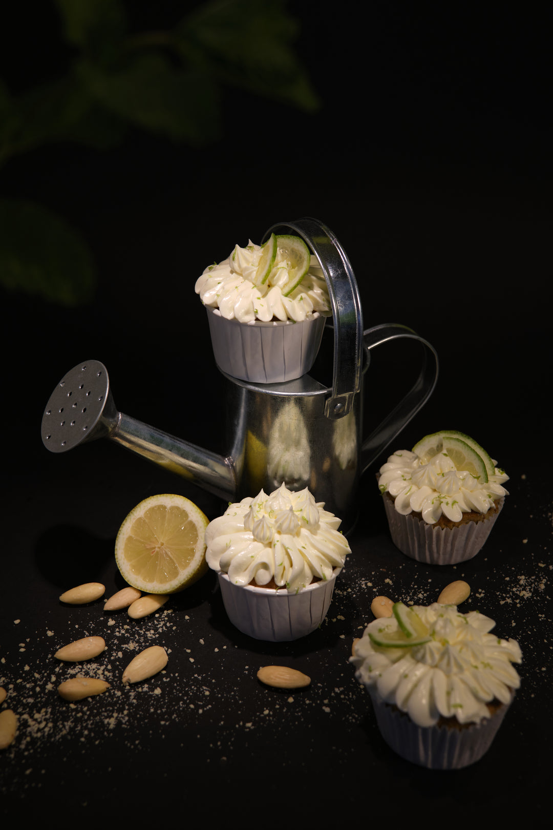 Zitronen Nougat Cup Cake
