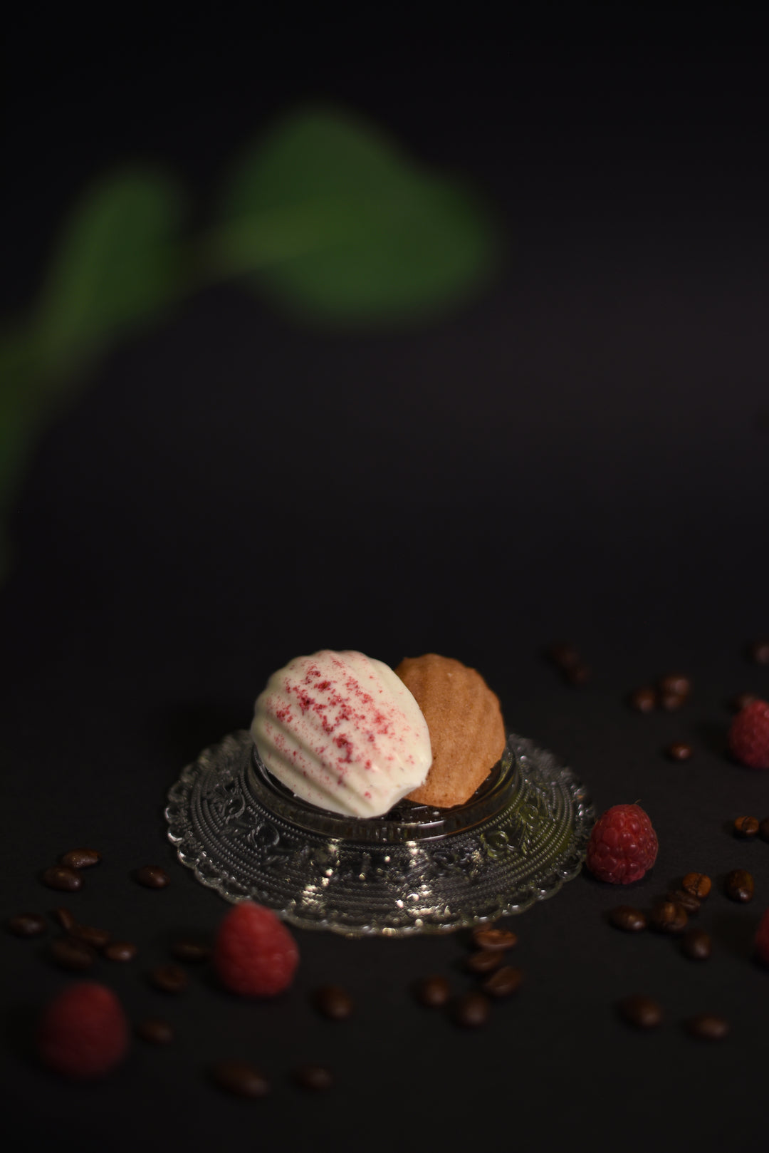 Kaffee - Himbeer Madeleine