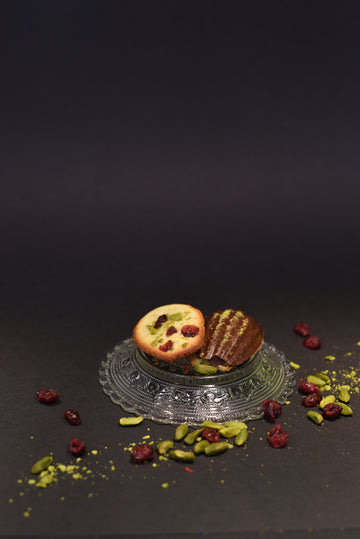 Pistazien - Cranberry Madeleine